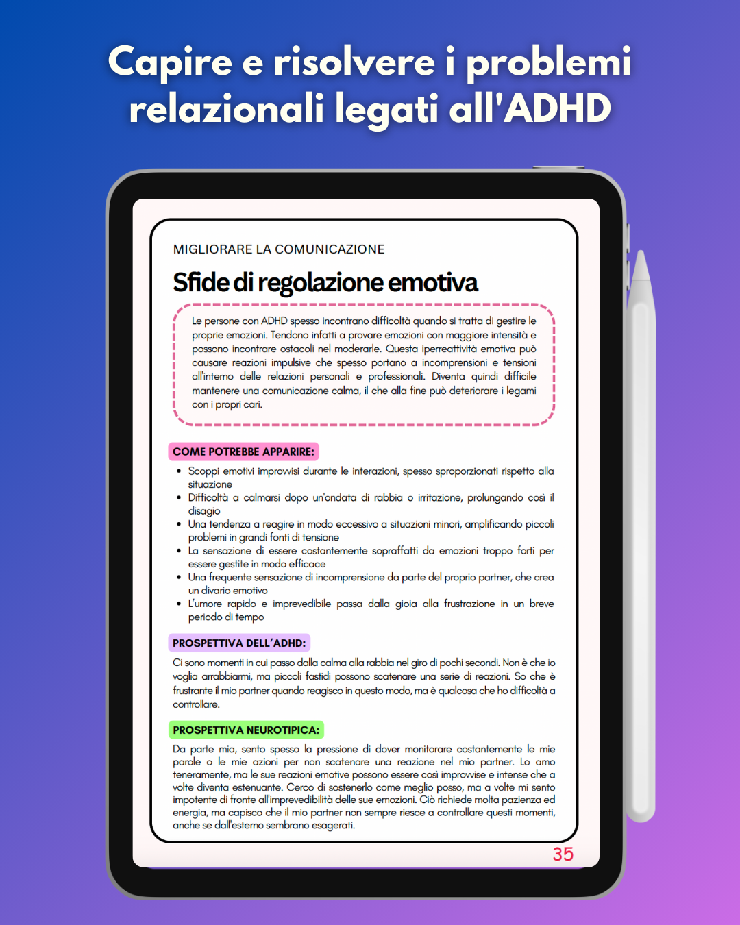 The ADHD Playbook For Couples - Digital Printable Ebook