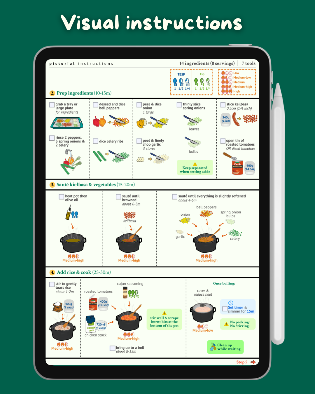 Libro de recetas para Cerebros Inquietos - Libro electrónico imprimible digital
