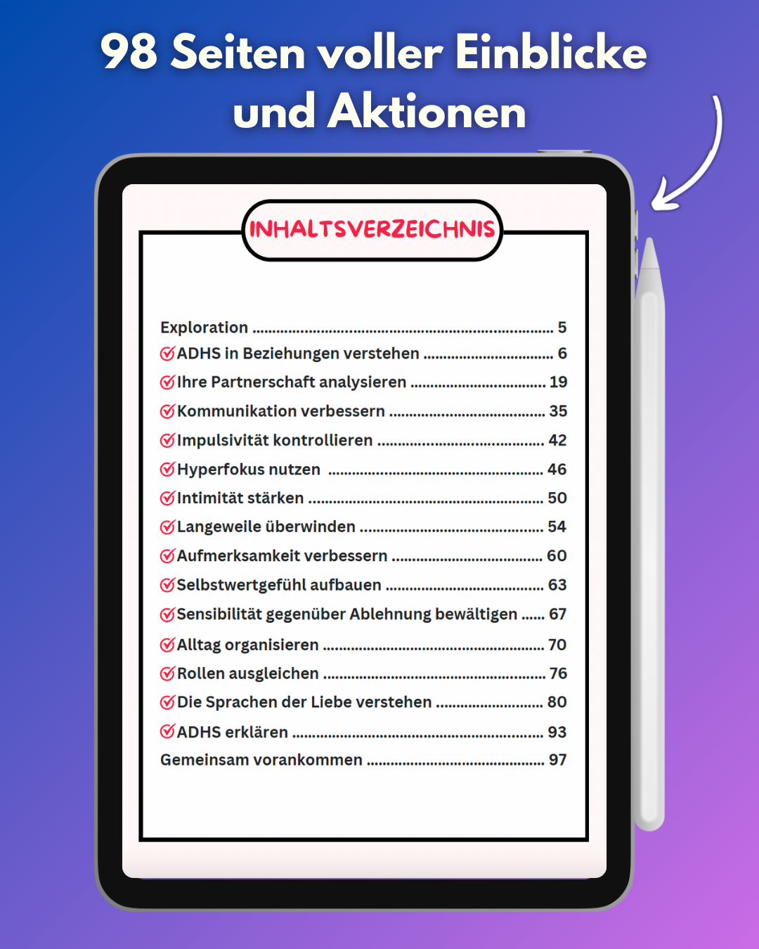 Niezbędnik ADHD dla Par - Cyfrowa książka do druku