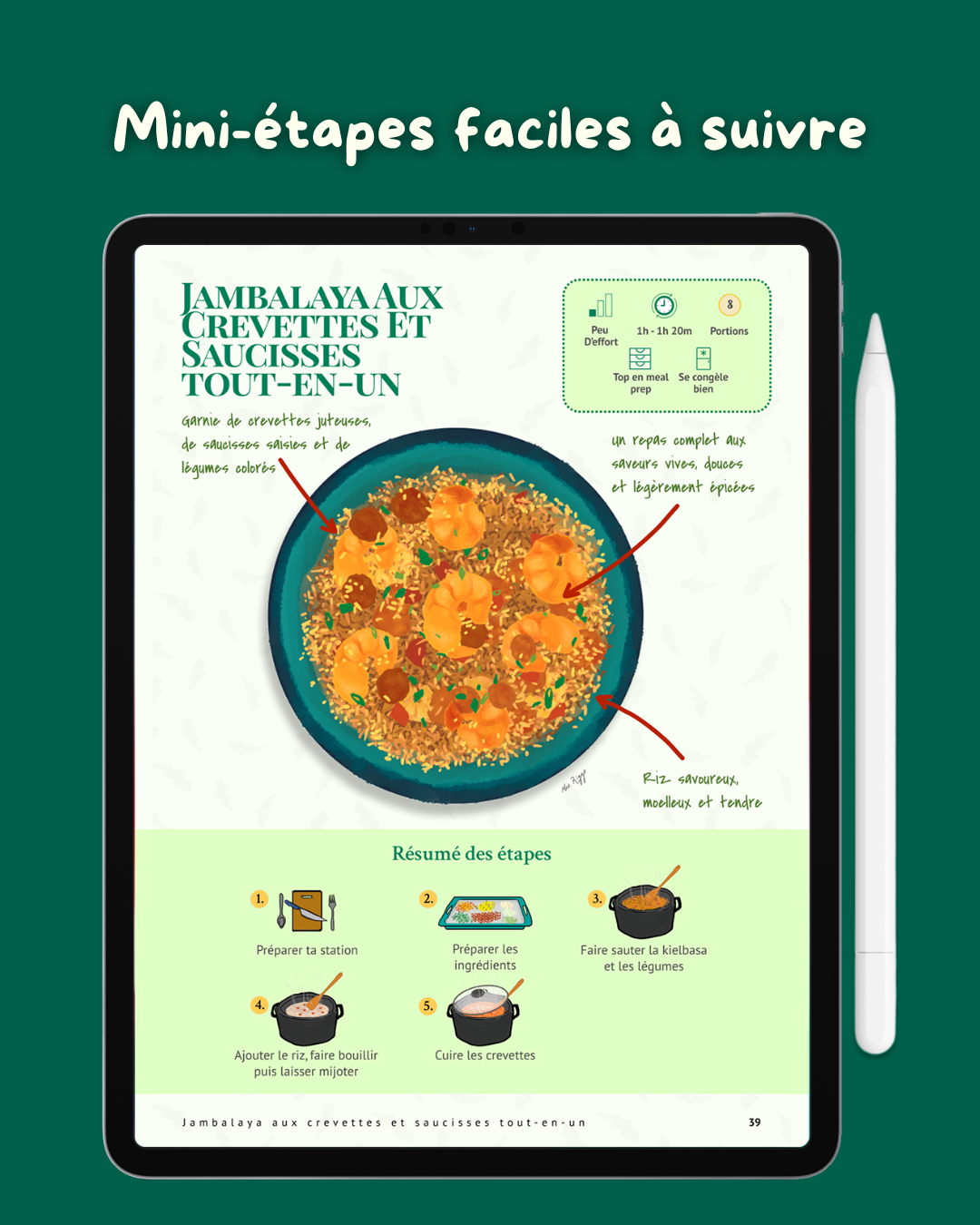 Le livre de cuisine pour les cerveaux en ébullition - Livre numérique imprimable