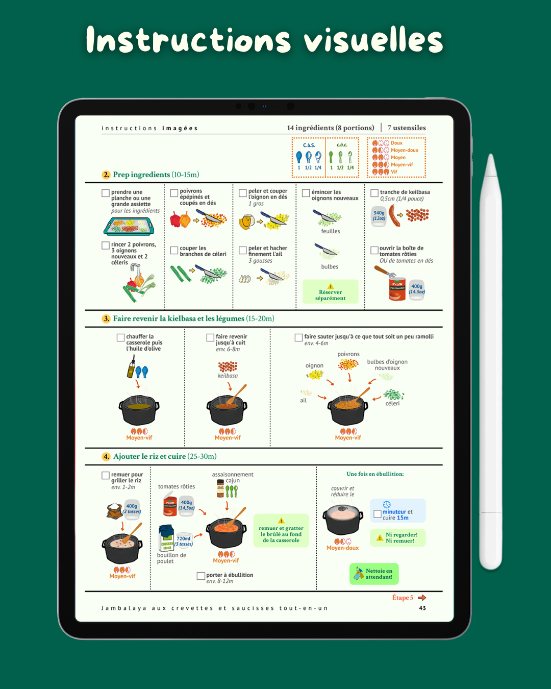 Le livre de cuisine pour les cerveaux en ébullition - Livre numérique imprimable