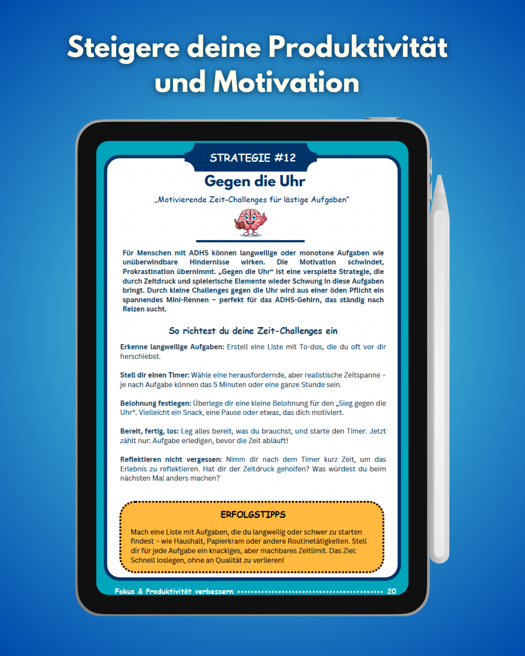 The ADHD Playbook - Digital Printable Book