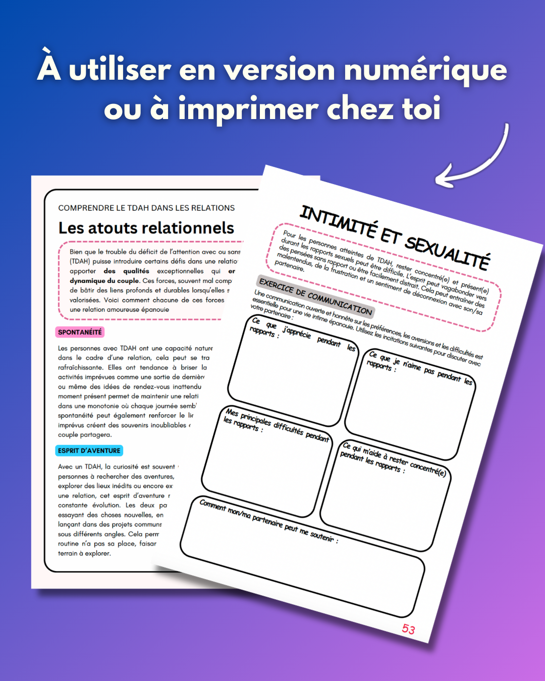 The ADHD Playbook For Couples - Digital Printable Ebook