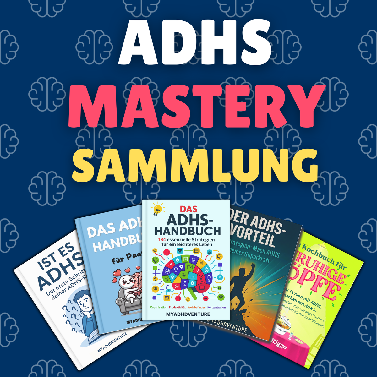 ADHD Mastery Collection - Digital Printable Ebook Bundle