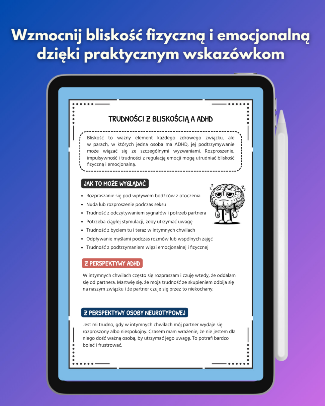 ADHD-handboken för Par - Digitalt utskrivbart e-bok