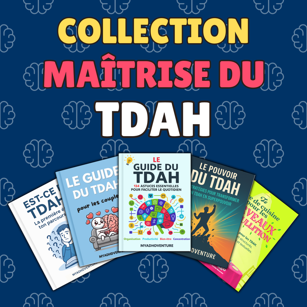 ADHD Mastery Collection - Digital Printable Ebook Bundle