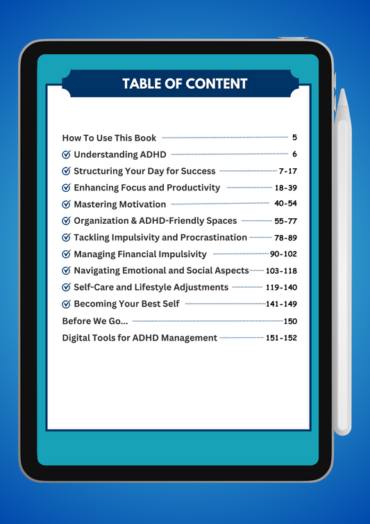 Het ADHD Handboek - Digitale Afdrukbare Boek