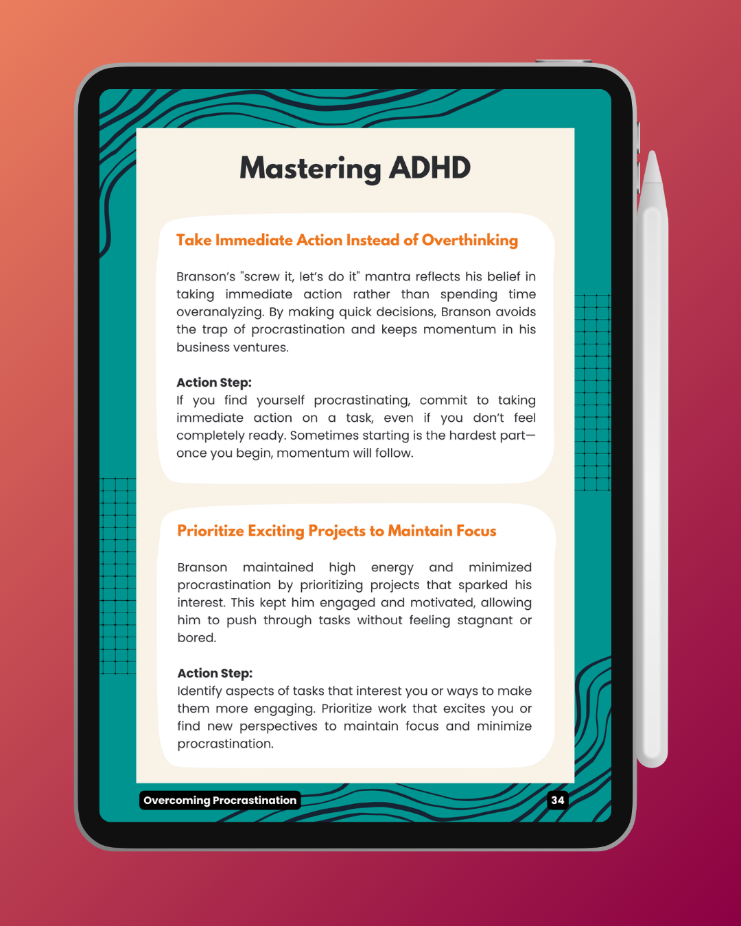 The ADHD Edge - Digital Printable Ebook