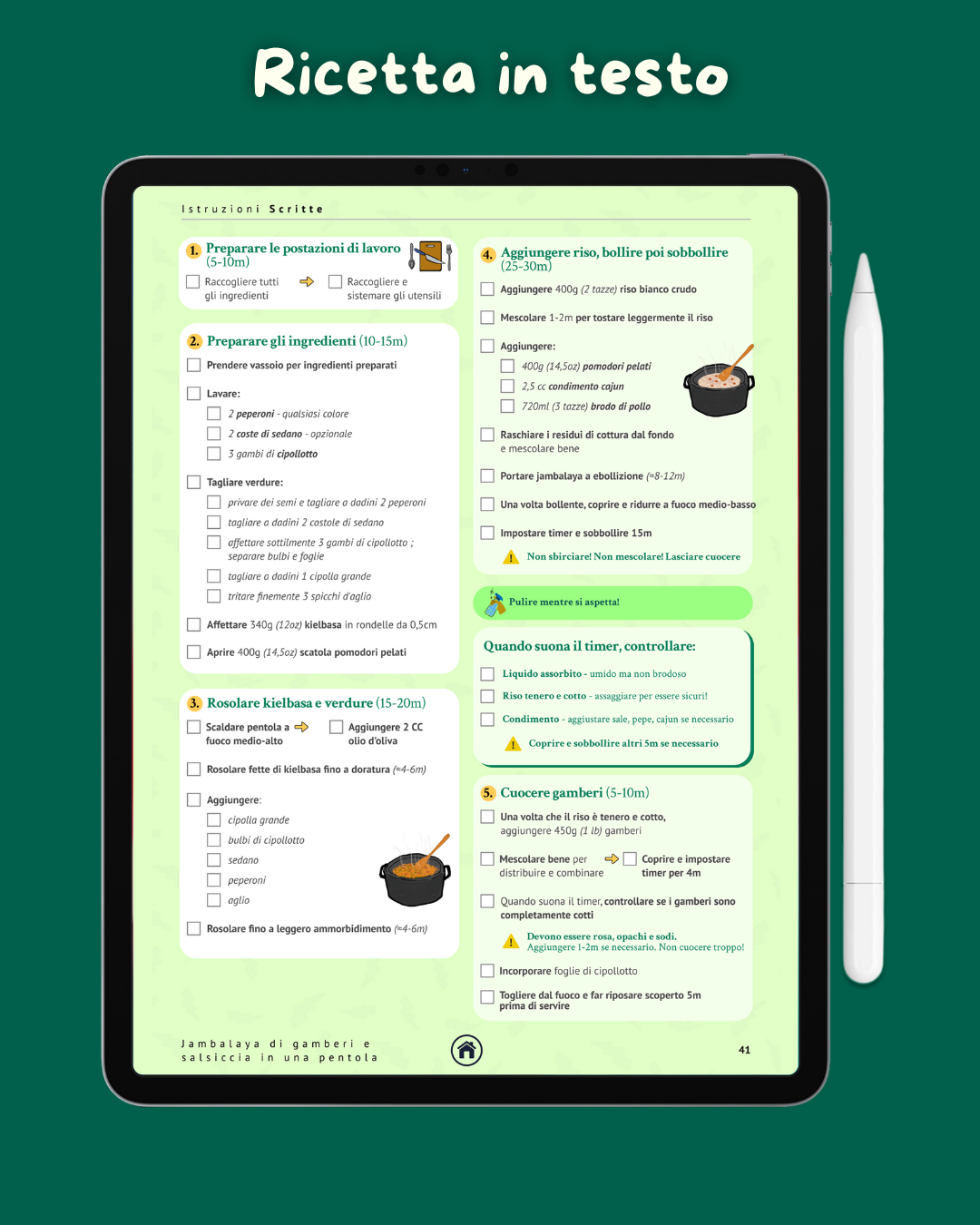 Libro de recetas para Cerebros Inquietos - Libro electrónico imprimible digital