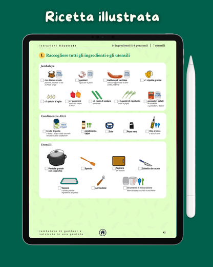 Libro de recetas para Cerebros Inquietos - Libro electrónico imprimible digital