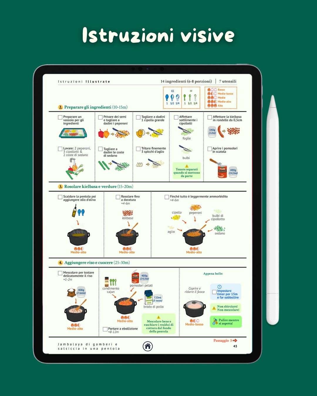Libro de recetas para Cerebros Inquietos - Libro electrónico imprimible digital