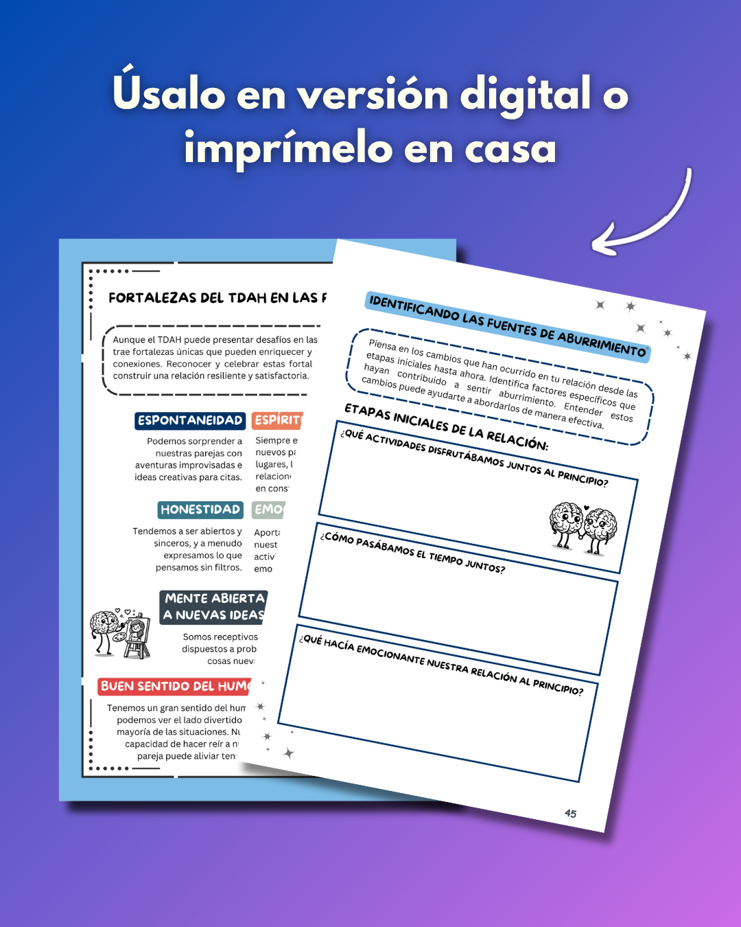 Le Guide Du TDAH Pour Les Couples - Livre numérique imprimable