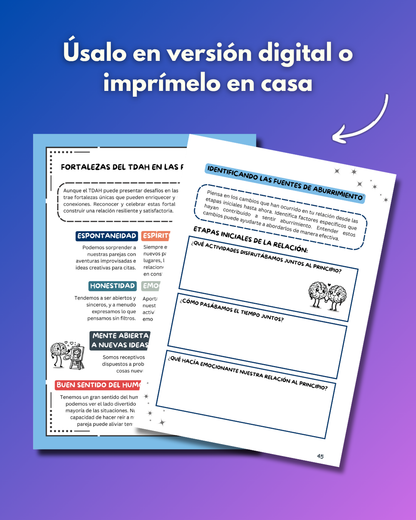 Le Guide Du TDAH Pour Les Couples - Livre numérique imprimable