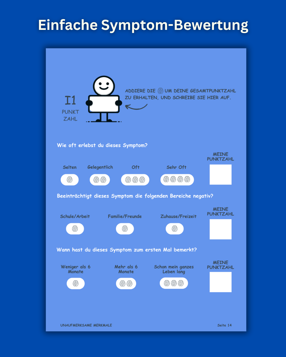 IS IT ADHD? - Digital Printable Workbook