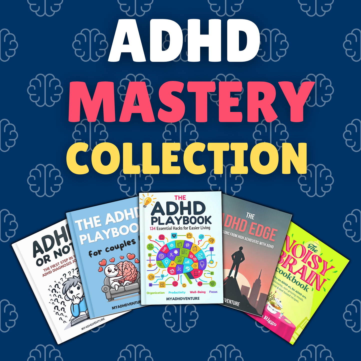 ADHD Mastery Collection - Digital Printable Ebook Bundle