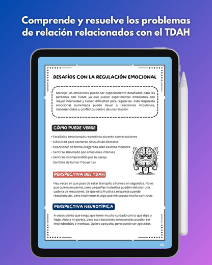 Le Guide Du TDAH Pour Les Couples - Livre numérique imprimable