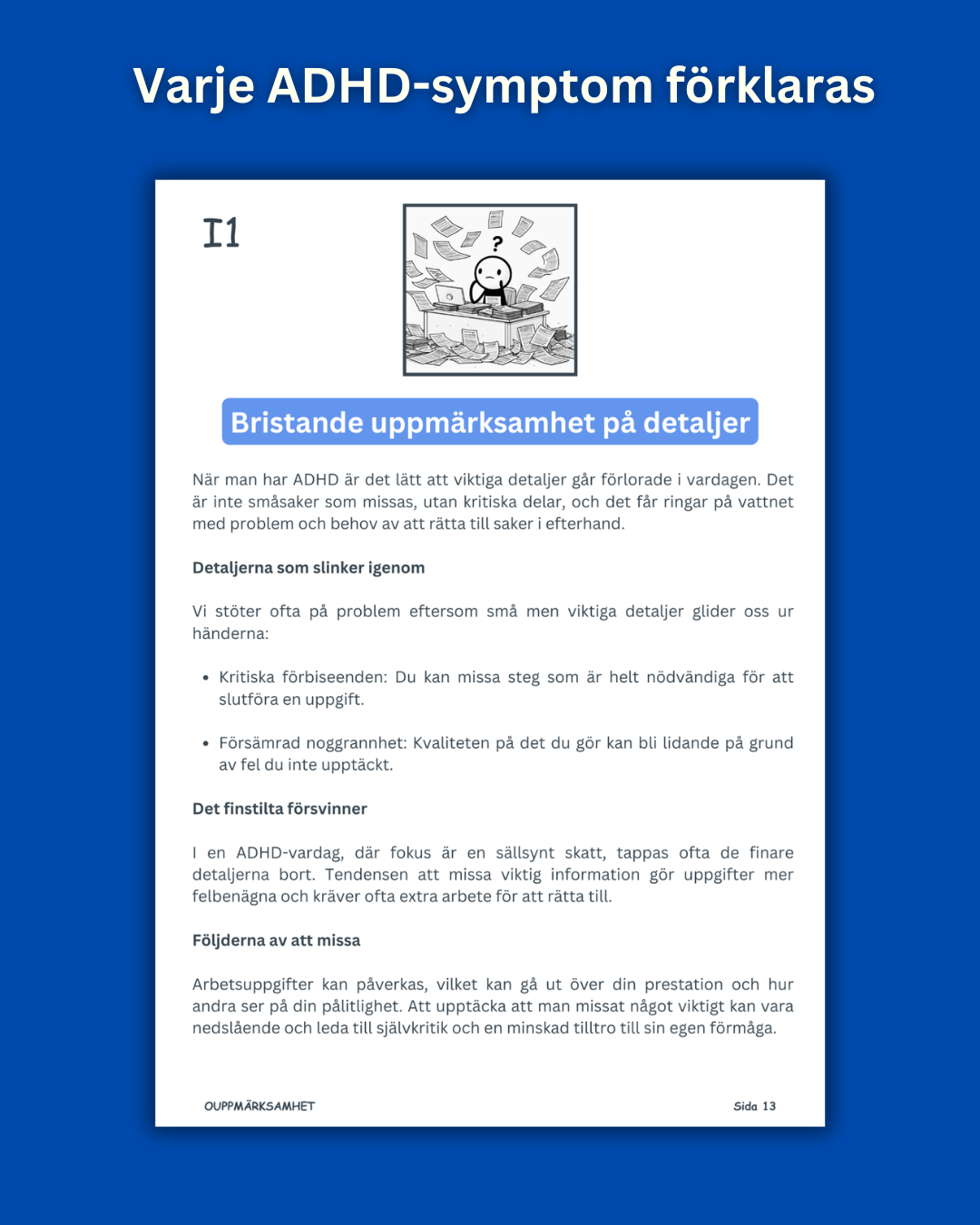 ¿Es TDAH? - Cuaderno de trabajo imprimible digital