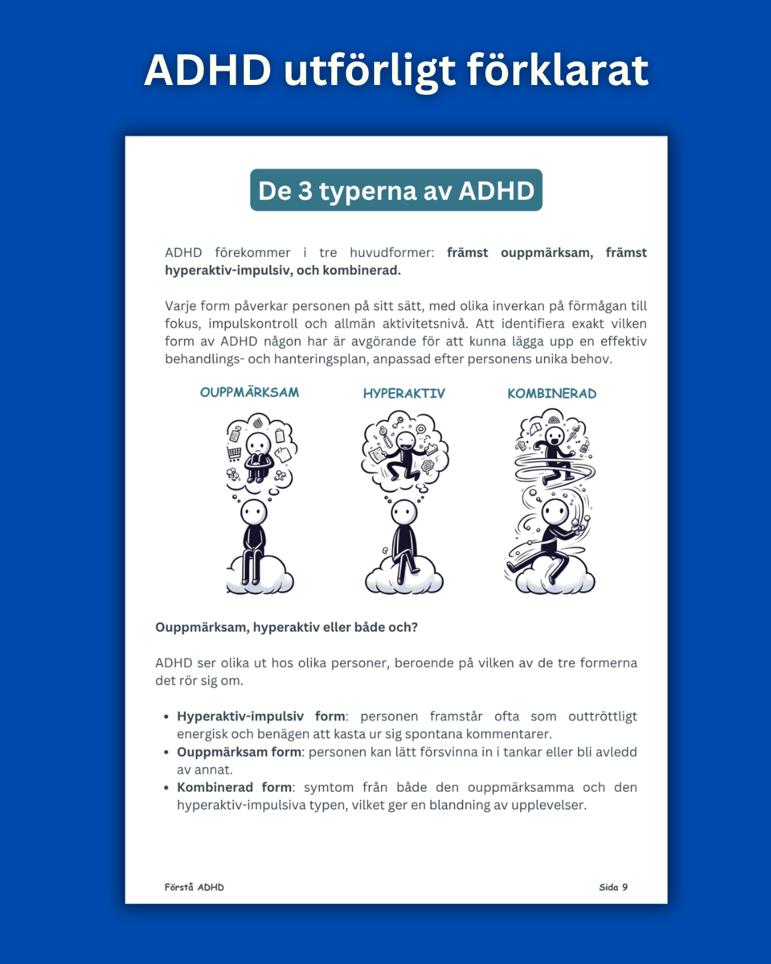 ¿Es TDAH? - Cuaderno de trabajo imprimible digital