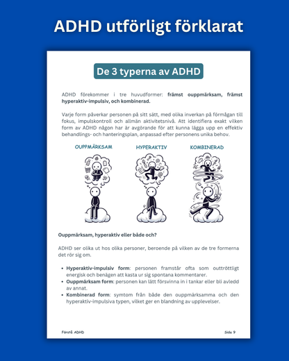 ¿Es TDAH? - Cuaderno de trabajo imprimible digital