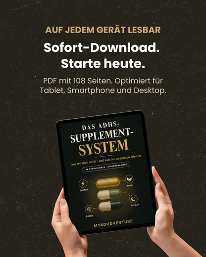 The ADHD Supplement System - Digital Book