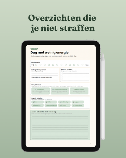 The Reset Planner - ADHD-Friendly Digital Planner