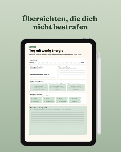 The Reset Planner - ADHD-Friendly Digital Planner