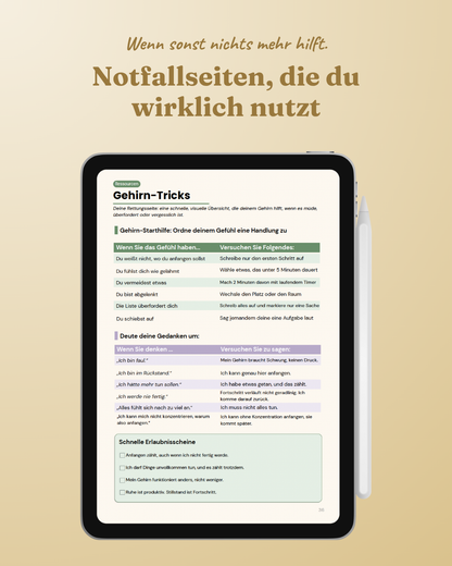 The Reset Planner - ADHD-Friendly Digital Planner