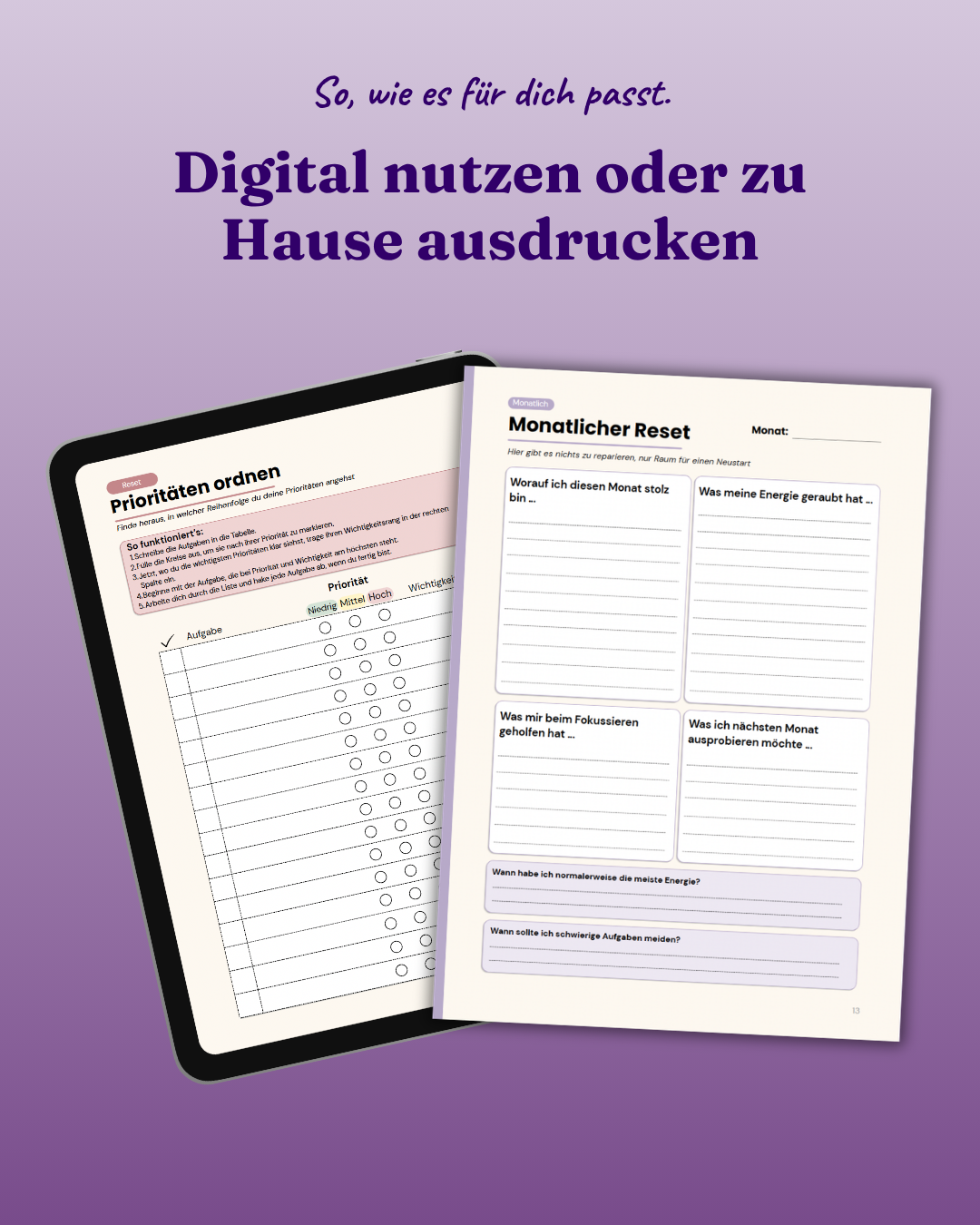 The Reset Planner - ADHD-Friendly Digital Planner