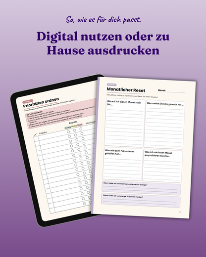 The Reset Planner - ADHD-Friendly Digital Planner