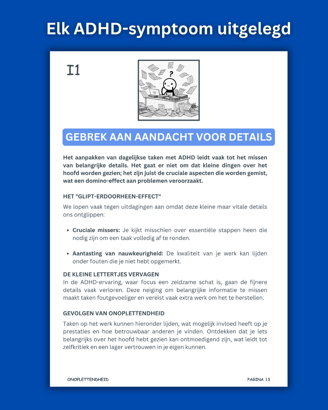ADHD O No? - Quaderno di esercizi digitale stampabile