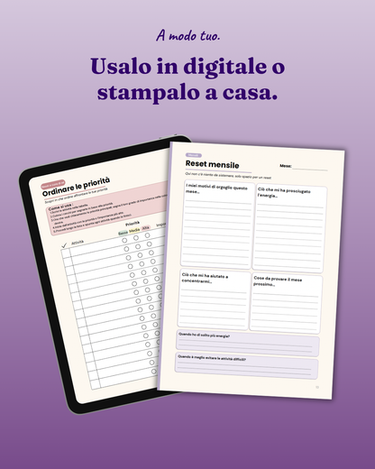 The Reset Planner - ADHD-Friendly Digital Planner