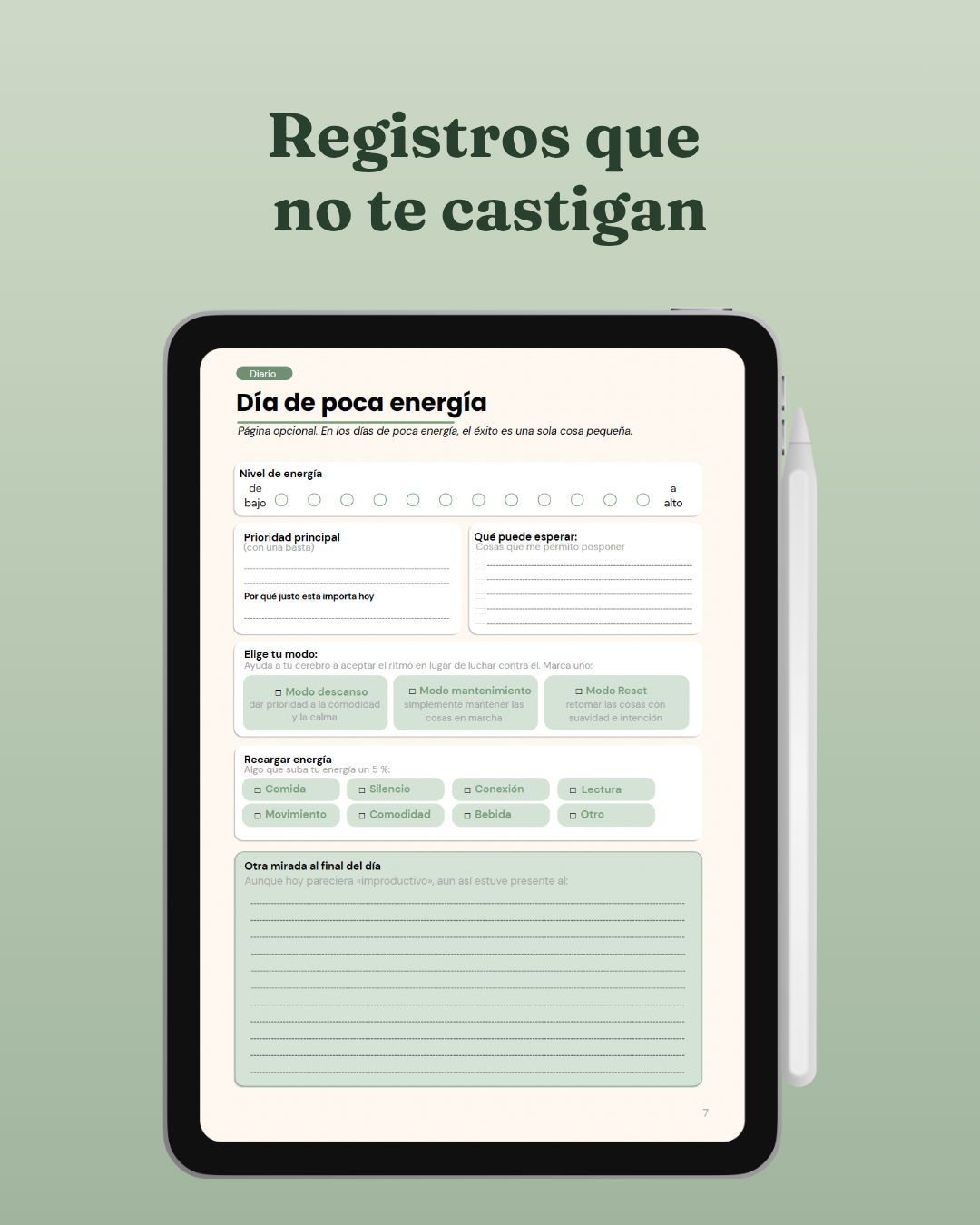 The Reset Planner - ADHD-Friendly Digital Planner