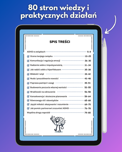 ADHD-handboken för Par - Digitalt utskrivbart e-bok