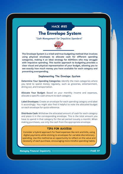 The ADHD Playbook - Digital Printable Book